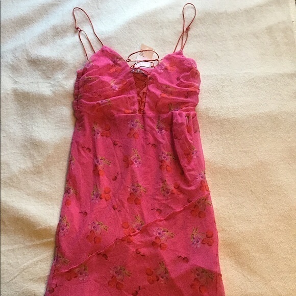 LAST CHANCE Urban Outfitters Bright Side Lace Up Mini DressNWT - Picture 6 of 13